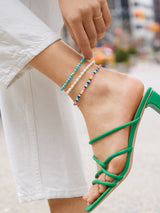 BaubleBar Cameron Anklet Set - Multi - 
    Semi-precious anklet set - water resistant
  
