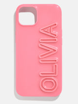 BaubleBar Fine Line Custom iPhone Case - Pink - 
    Enjoy 20% off - This Week Only
  
