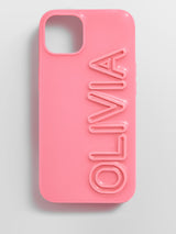 BaubleBar Fine Line Custom iPhone Case - Pink/Pink -
Custom Phone Case