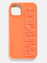 BaubleBar Fine Line Custom iPhone Case - Orange - 
    Get Gifting Early: 20% Off Custom