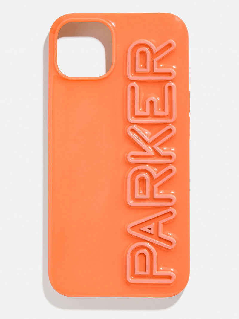 BaubleBar Fine Line Custom iPhone Case - Orange - 
    Customizable Phone Case
  
