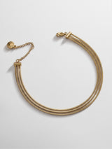 BaubleBar Gemma Waterproof Layered Anklet - Gold -
3-in-1 gold anklet