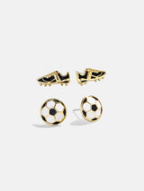 BaubleBar Just For Kicks Earring Set - Soccer - 
    Set of two soccer earrings