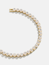 BaubleBar Brielle Bracelet - Ivory -
Beaded tennis bracelet
