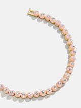 BaubleBar Brielle Bracelet - Blush -
Beaded tennis bracelet