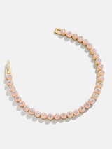 BaubleBar Brielle Bracelet - Blush -
Beaded tennis bracelet