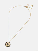BaubleBar Disney Coin Pendant Necklace - Gold/Black -
Mickey Mouse Disney pendant necklace