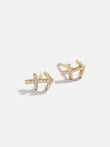 BaubleBar Sagittarius -
18K gold plated sterling silver Cubic Zirconia