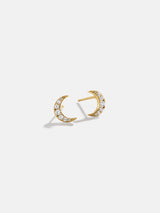 BaubleBar 18K Gold Celestial Delicate Stud - Crescent Moon -
18K gold plated sterling silver, Cubic Zirconia