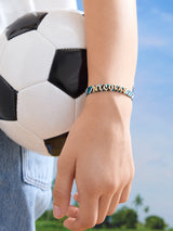 BaubleBar Woven Kids' Custom Friendship Bracelet - Blue/Black Stripe -
It's Black Friday Week: Enjoy 20% off.