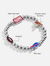 BaubleBar NFL Pisa Charm Bracelet - Buffalo Bills -
NFL beaded charm bracelet