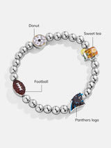 BaubleBar NFL Pisa Charm Bracelet - Carolina Panthers -
NFL beaded charm bracelet