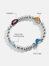 BaubleBar NFL Pisa Charm Bracelet - Detroit Lions -
NFL beaded charm bracelet