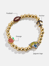 BaubleBar NFL Pisa Charm Bracelet - Jacksonville Jaguars - 
    NFL beaded charm bracelet