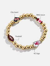 BaubleBar NFL Pisa Charm Bracelet - Kansas City Chiefs -
NFL beaded charm bracelet