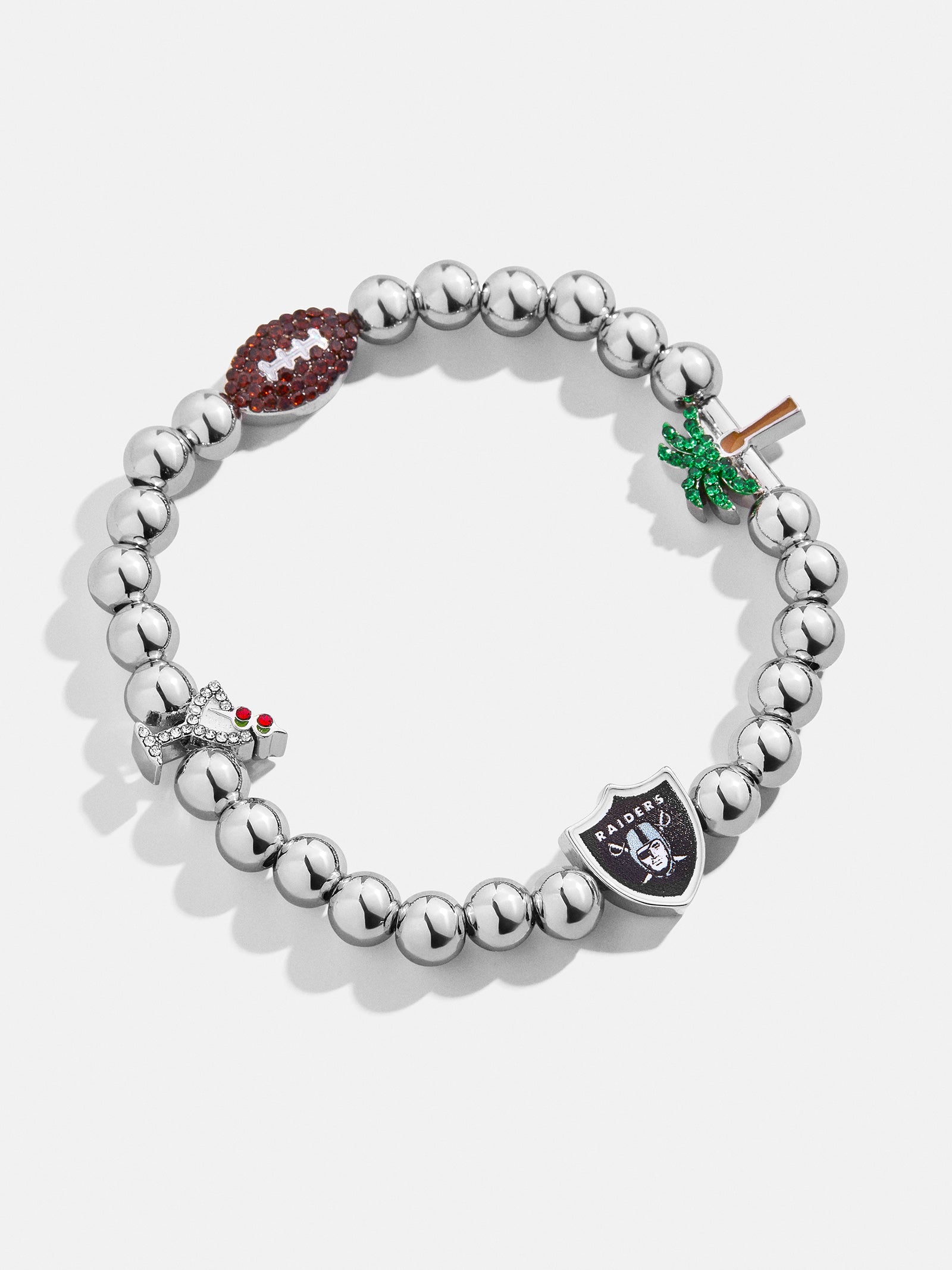 NFL Pisa Charm Bracelet - Las Vegas Raiders