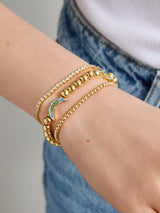 BaubleBar NFL Pisa Charm Bracelet - Los Angeles Chargers -
NFL beaded charm bracelet