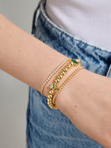 BaubleBar NFL Pisa Charm Bracelet - Minnesota Vikings -
NFL beaded charm bracelet