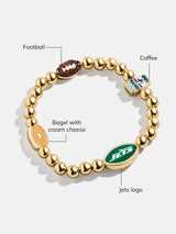BaubleBar NFL Pisa Charm Bracelet - New York Jets -
NFL beaded charm bracelet