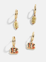 BaubleBar NFL Earring Set - Cincinnati Bengals - 
    Set of two Cincinnati Bengals earrings