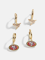 BaubleBar NFL Earring Set - San Francisco 49ers - 
    Set of two San Francisco 49ers earrings