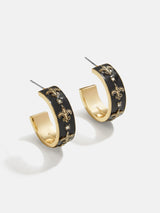 BaubleBar WEAR By Erin Andrews x BaubleBar Enamel Hoop Earrings - New Orleans Saints -
NFL hoop earrings