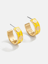 BaubleBar WEAR By Erin Andrews x BaubleBar Enamel Hoop Earrings - Pittsburgh Steelers -
It's Black Friday Week: Enjoy 30% off.