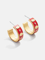 BaubleBar WEAR By Erin Andrews x BaubleBar Enamel Hoop Earrings - San Francisco 49ers -
Our (Biggest) End of Year Sale. Prices as marked.