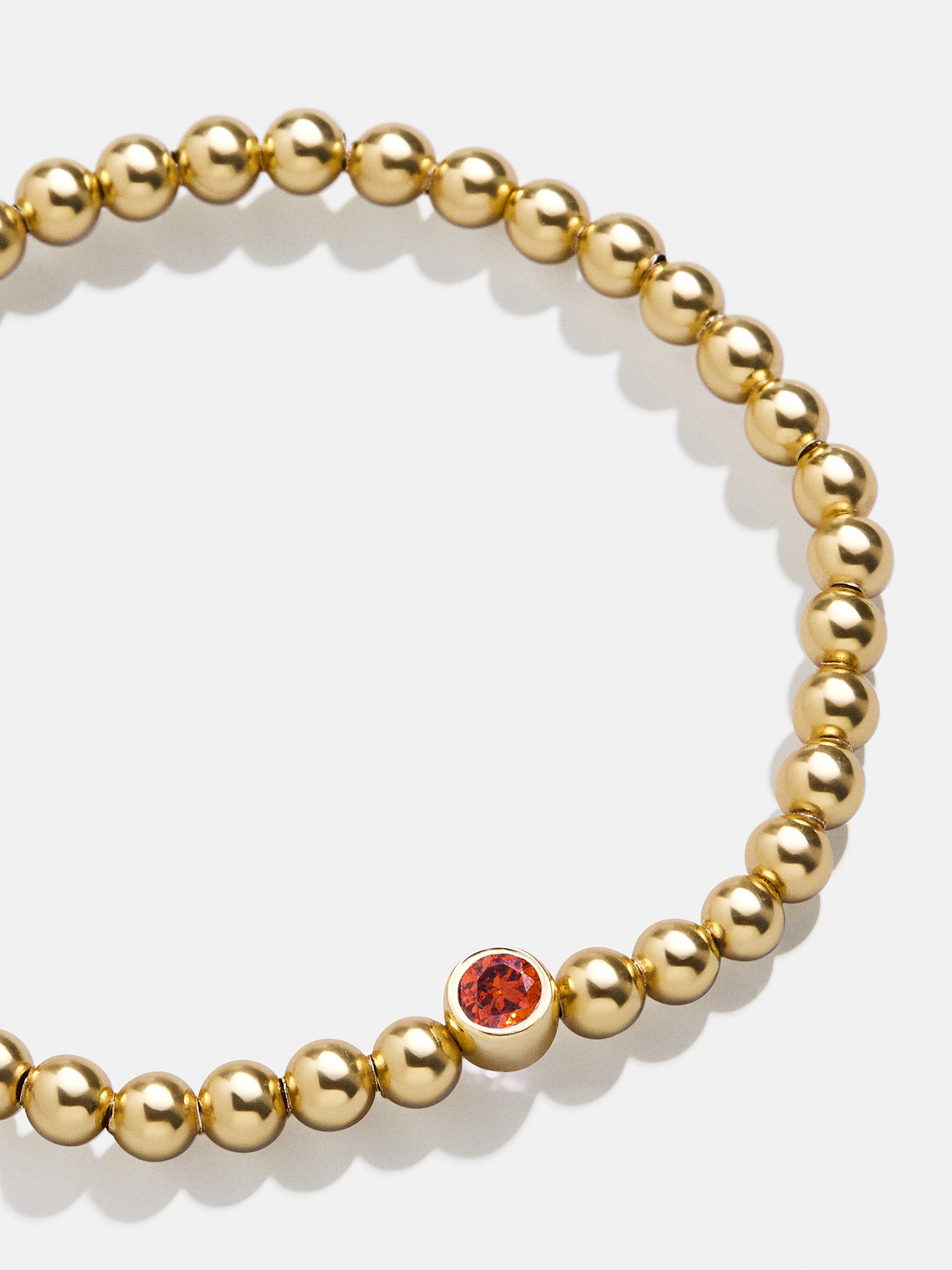18K Gold Birthstone Pisa Bracelet (multiple months/colors)