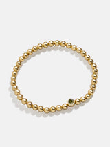 BaubleBar 18K Gold Birthstone Pisa Bracelet - Peridot -
18K gold plated sterling silver, Cubic Zirconia