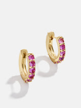 BaubleBar 18K Gold Birthstone Huggie Earrings - Ruby -
It's Black Friday Week: Enjoy 30% off.