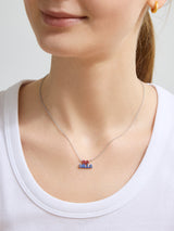 BaubleBar WEAR By Erin Andrews x BaubleBar Enamel Slogan Necklace - Buffalo Bills - 
    NFL necklace