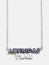 BaubleBar WEAR By Erin Andrews x BaubleBar Enamel Slogan Necklace - Dallas Cowboys -
NFL necklace