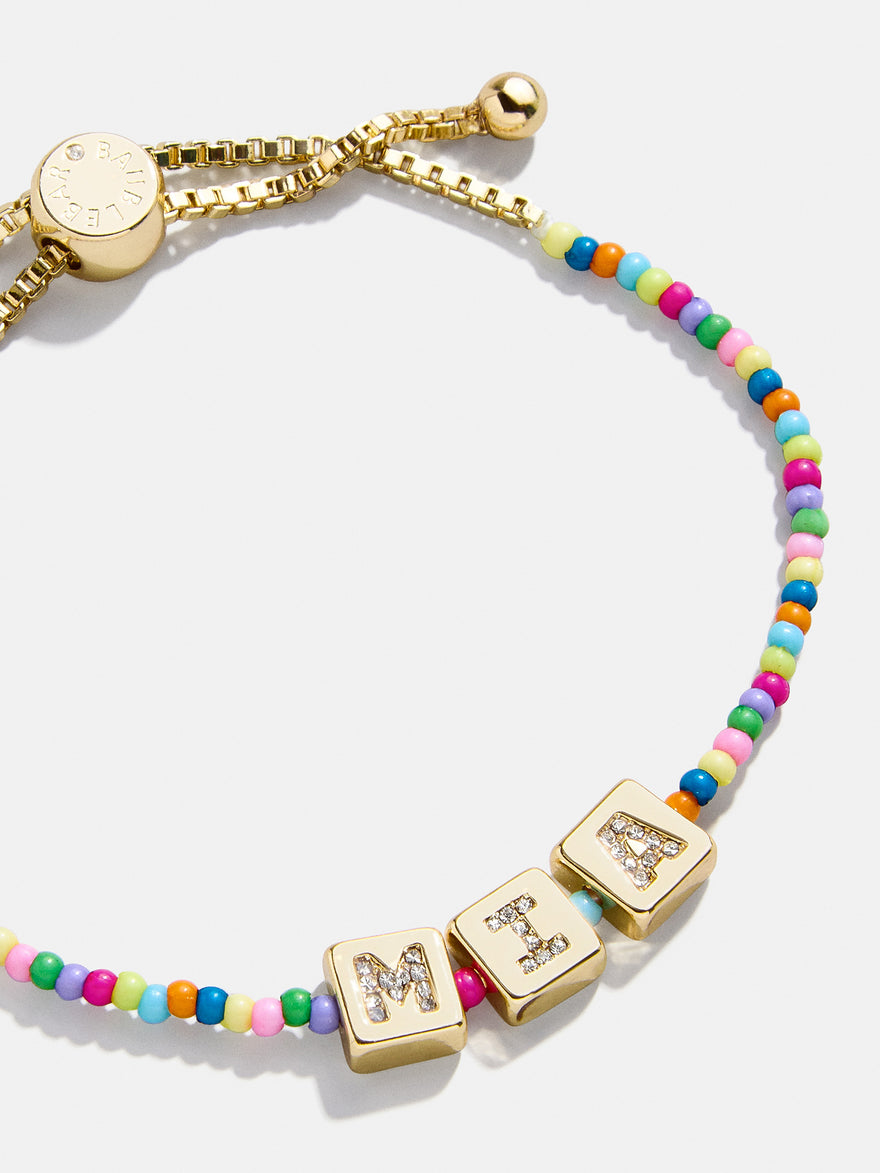 Beaded Kids' Custom Bracelet - Multi