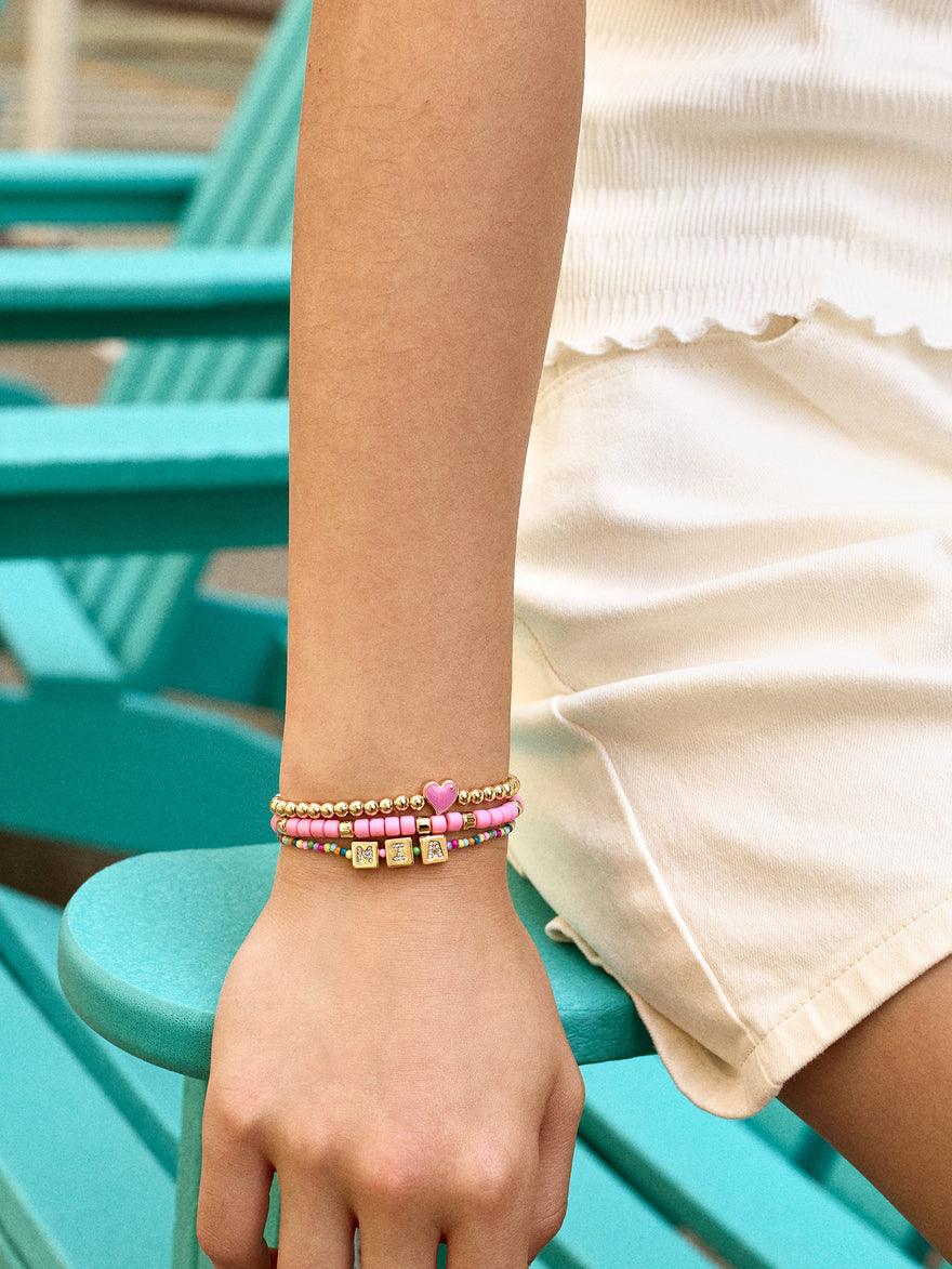 Beaded Kids' Custom Bracelet - Multi