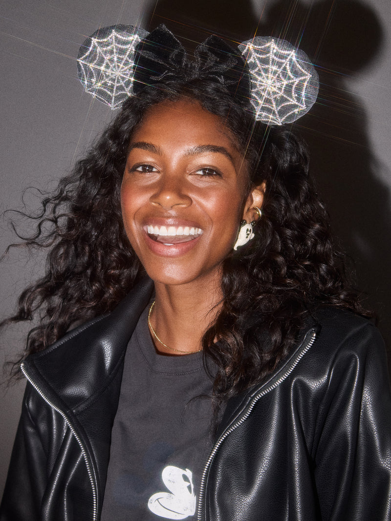 BaubleBar Minnie Mouse Disney Spiderweb Ears Headband - Minnie Mouse Spiderweb Ears - 
    Disney ears headband
  
