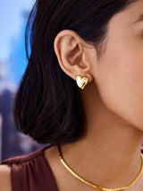 BaubleBar Laura Earrings - Small -
Gold mini heart earrings