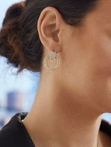 BaubleBar Arabella Earrings - Gold/Pavé -
Crystal drop earrings