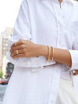 BaubleBar Joyce Bracelet - Gold/Pavé -
Gold tennis bracelet