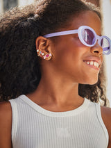 BaubleBar Kids' Candy Clip On Earrings - Candy Earring Set -
One set of pink candy clip-ons, one set of multi candy clip-ons