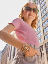 BaubleBar Hit The Books Kids' Pisa Bracelet Set - Hit The Books - 
    Set of five stretch bracelets