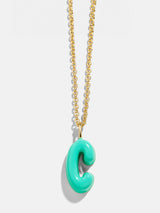 BaubleBar Mini Bubble Initial Enamel Necklace - Turquoise -
It's Black Friday Week: Enjoy 20% off.