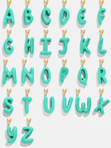 BaubleBar Mini Bubble Initial Enamel Necklace - Turquoise -
It's Black Friday Week: Enjoy 20% off.