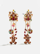 BaubleBar Santa's Favorite Earrings - Gingerbread House - 
    Santa clause earrings