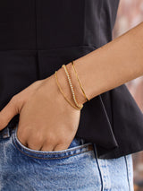 BaubleBar Amalie Tennis Bracelet - 18K Gold Plated Sterling Silver - 
    18K gold plated sterling silver bracelet
  
