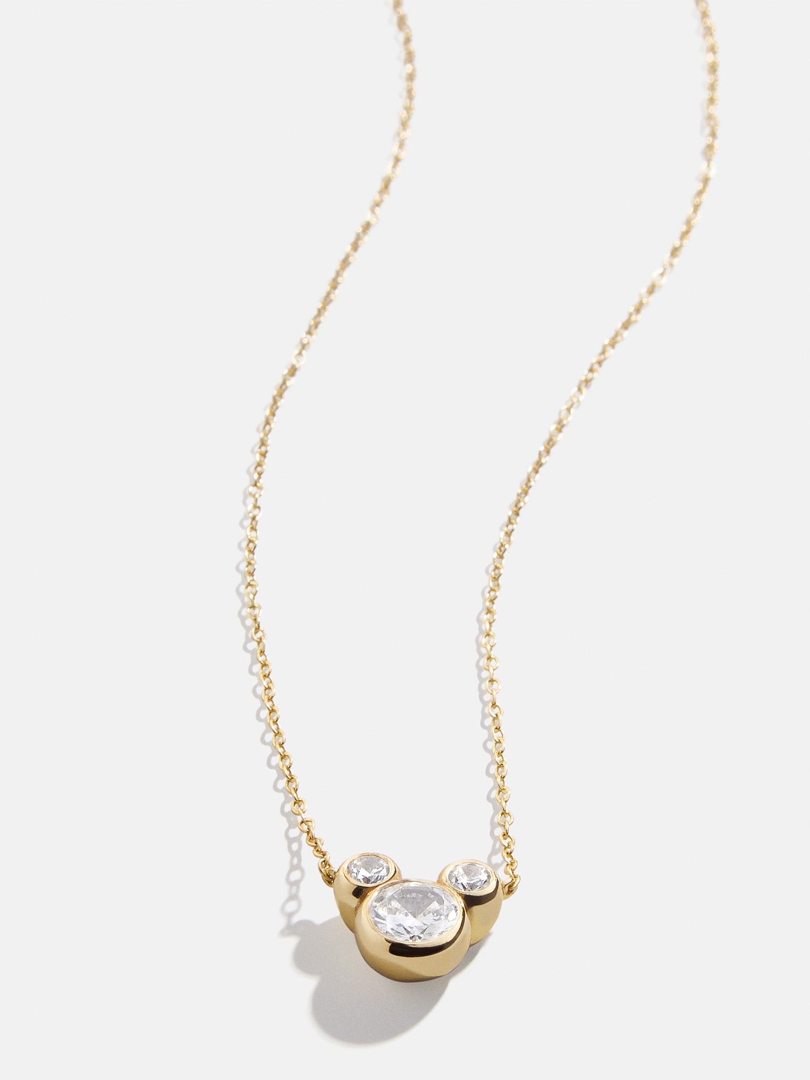 Mickey Mouse Disney 18K Gold Plated Sterling Silver Cubic