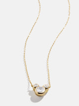 BaubleBar Mickey Mouse Disney 18K Gold Plated Sterling Silver & Cubic Zircona Pendant Necklace - Gold/Pavé - 
    18K Gold Plated Sterling Silver, Cubic Zirconia