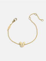 BaubleBar Mickey Mouse Disney 18K Gold Plated Sterling Silver & Cubic Zirconia Initial Bracelet - Gold/Pavé -
Cyber Monday Ends Tonight: Enjoy 20% Off