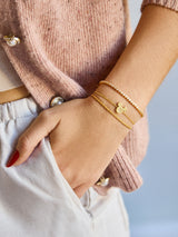 BaubleBar Mickey Mouse Disney 18K Gold Plated Sterling Silver & Cubic Zirconia Initial Bracelet - Gold/Pavé -
Cyber Monday Ends Tonight: Enjoy 20% Off