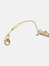 BaubleBar Disney Mickey Mouse 18K Gold Plated Sterling Silver Custom Nameplate Bracelet - Gold/Pavé -
It's Black Friday Week: Enjoy 20% off.